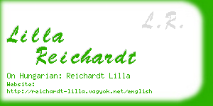 lilla reichardt business card